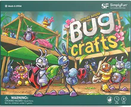 SimplyFun Bug Crafts box with colorful insects building crafts