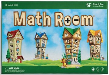 Math Room SimplyFun green box with numbered houses