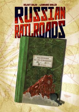 Russian Railroads illustrated rulebook cover, Hans im Glück / Z-Man Games edition