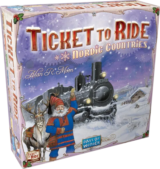Ticket to Ride: Nordic Countries Days of Wonder box cover